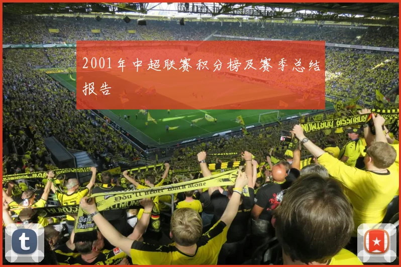 2001年中超联赛积分榜及赛季总结报告